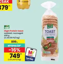Interspar vital high protein toast ajánlat