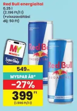 Interspar Red Bull energiailtal ajánlat
