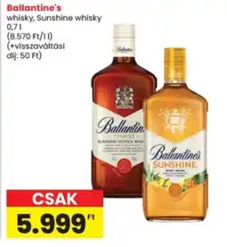 Interspar Ballantine's whisky ajánlat