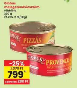 Interspar Globus melegszendvicskrém ajánlat