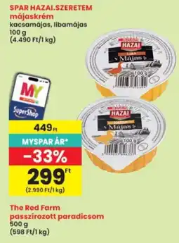 Interspar Hazai májas krém ajánlat