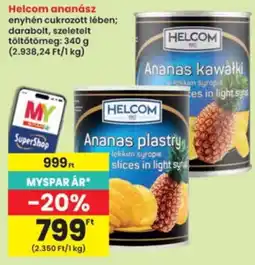 Interspar Helcom ananász ajánlat