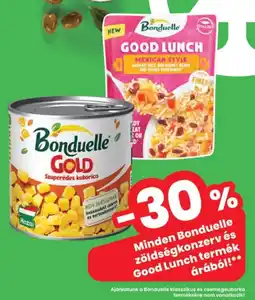 Interspar Bonduelle zöldségkonzerv és Good Lunch ajánlat
