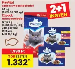 Interspar PreVital száraz macskaeledel ajánlat