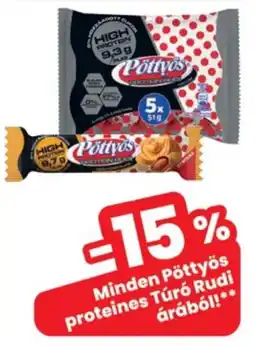 Interspar Pöttyös proteines túró rudi ajánlat