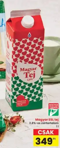 Interspar Magyar tej ajánlat