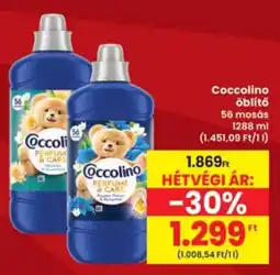 Interspar Coccolino öblítő ajánlat