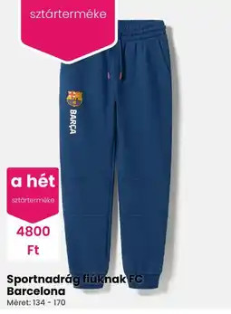 Pepco Fc barcelona sportnadrág fiúknak ajánlat