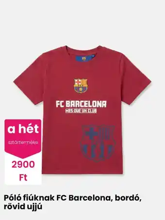Póló fiúknak FC Barcelona