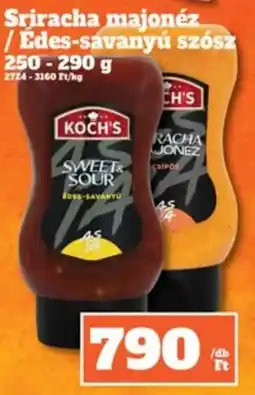 Family Diszkont Koch's sriracha majonéz ajánlat