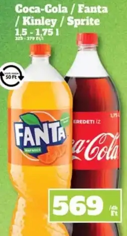 Family Diszkont Coca-Cola / Fanta / Kinley / Sprite ajánlat