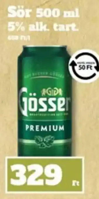 Family Diszkont Gösser premium ajánlat