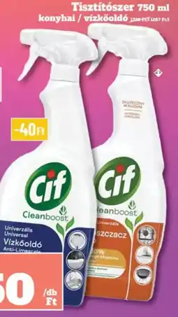 Vil-For Cif cleanboost ajánlat