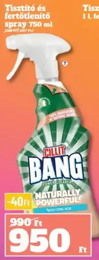 Vil-For Cillit Bang tisztító és fertőtlenítő spray ajánlat