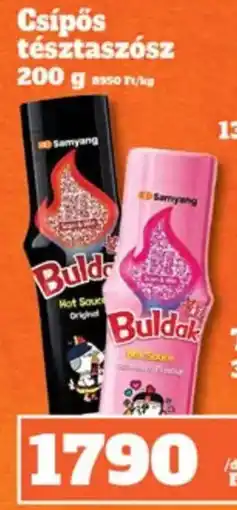 Vil-For Samyang csípős tésztaszósz ajánlat