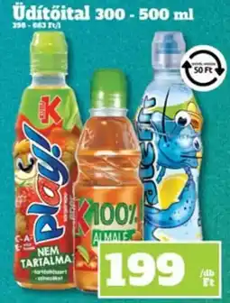 Vil-For Play! üdítőital ajánlat