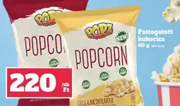 Vil-For Popz popcorn ajánlat