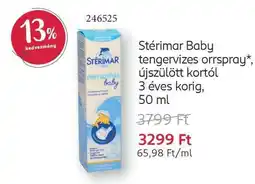 Rossmann Stérimar Baby tengervizes orrspray ajánlat