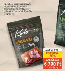 Alpha Zoo Kudo low grain kutya tápok ajánlat