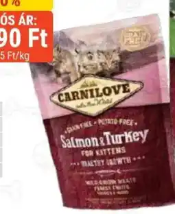 Alpha Zoo Carnilove cat Kitten Salmon&Turkey ajánlat