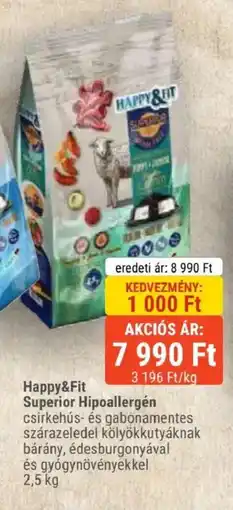 Alpha Zoo Happy&Fit Superior Hipoallergén ajánlat