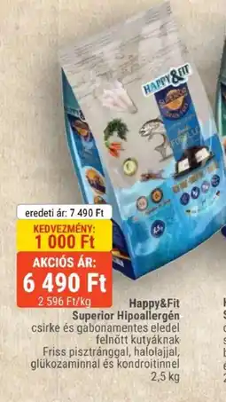 Alpha Zoo Happy&Fit Superior Hipoallergén csirke és gabonamentes eledel ajánlat