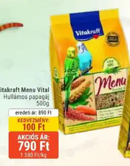 Alpha Zoo vitakraft menu vital ajánlat