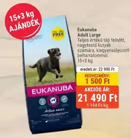 Alpha Zoo Eukanuba adult large ajánlat