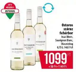 Coop Ostoros száraz fehérbor ajánlat
