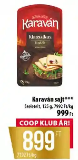 Coop Karaván sajt ajánlat