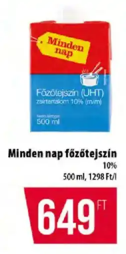 Coop Minden nap főzötejszin ajánlat