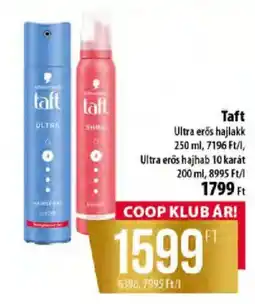 Coop Taft ultra erős hajlakk ajánlat