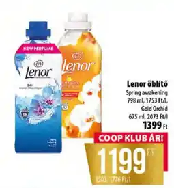 Coop Lenor öblítő ajánlat