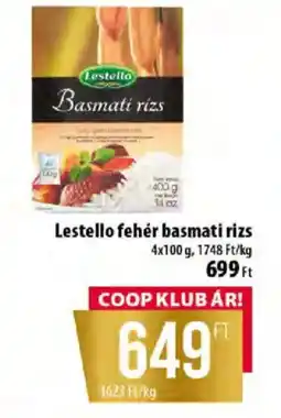 Coop Lestello fehér basmati rizs ajánlat