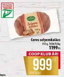 Coop Ceres selyemkalács ajánlat