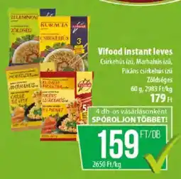 Coop Vifood instant leves ajánlat