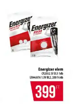 Coop Energizer elem ajánlat