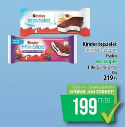 Coop Kinder tejszelet ajánlat