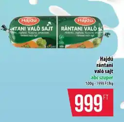 Coop Hajdú rántani való sajt ajánlat