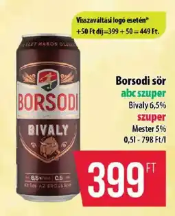 Coop Borsodi borsodi sör ajánlat