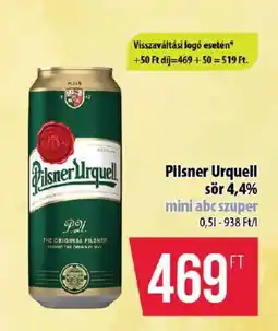 Coop Pilsner Urquell ajánlat