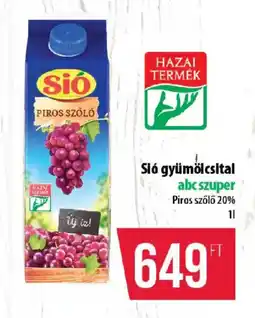 Coop Sió gyümölcsital ajánlat