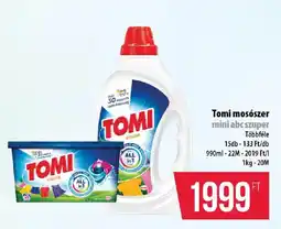 Coop Tomi mosószer ajánlat