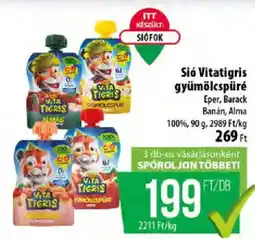 Coop Sió Vitatigris gyümölcsipüré ajánlat