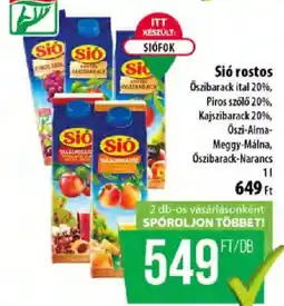 Coop Sió rostos ajánlat