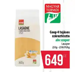 Coop Coop 4 tojásos száraztészta ajánlat