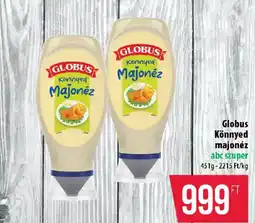 Coop Globus könnyed majonéz ajánlat