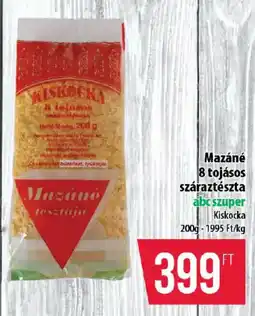 Coop Kiskocka száraztészta ajánlat
