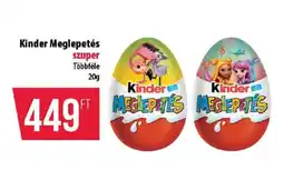 Coop Kinder Meglepetes ajánlat