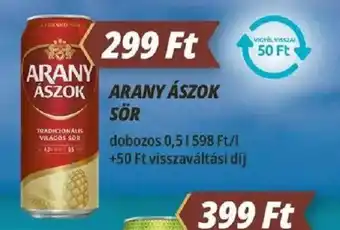 Príma Arany ászok sör ajánlat